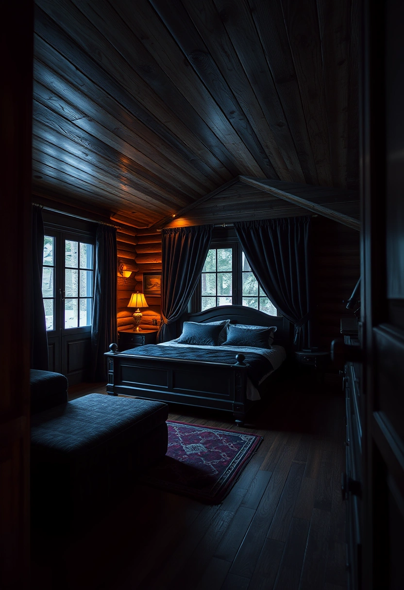 Cabin bedroom ideas 11