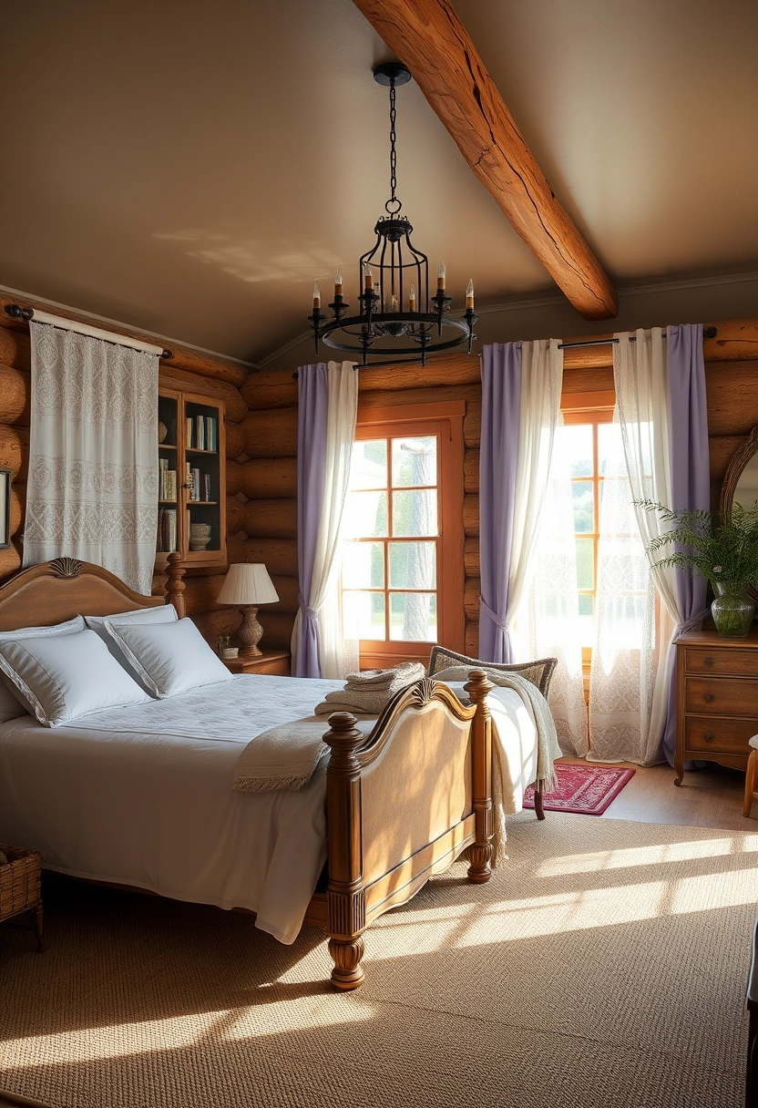 Cabin bedroom ideas 14