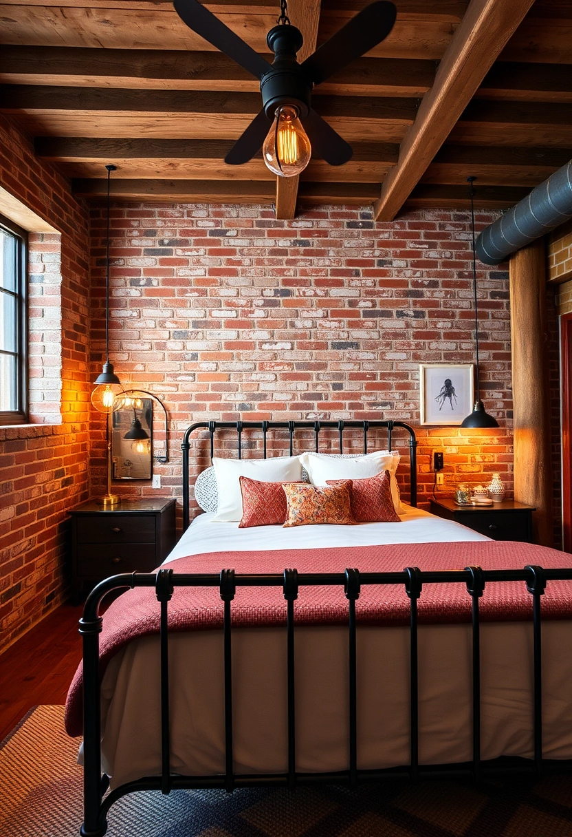 Cabin bedroom ideas 15