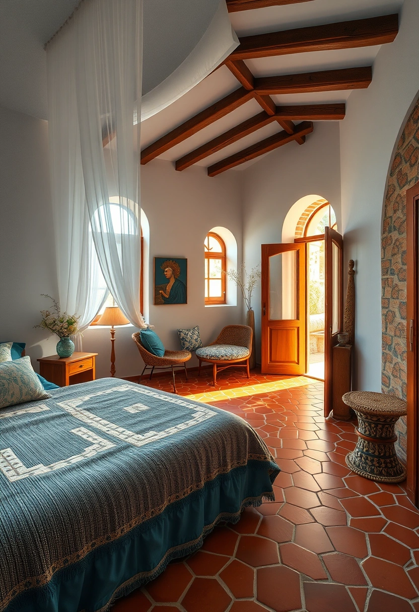 Cabin bedroom ideas 17