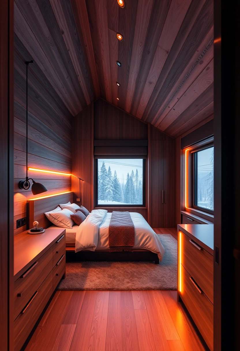 Cabin bedroom ideas 18