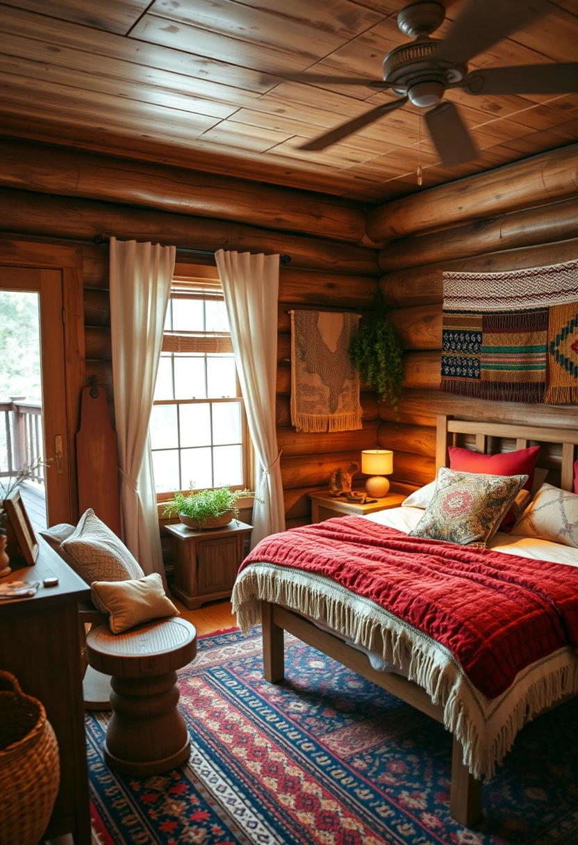 Cabin bedroom ideas 20