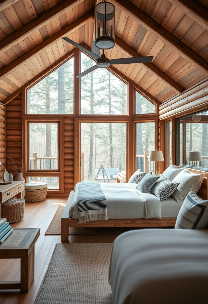 Cabin bedroom ideas 5