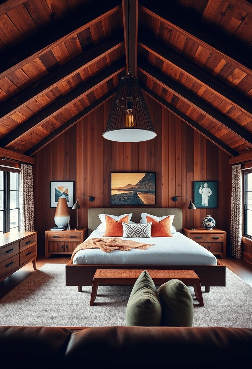 Cabin bedroom ideas 7