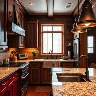 Cabin kitchen ideas 1