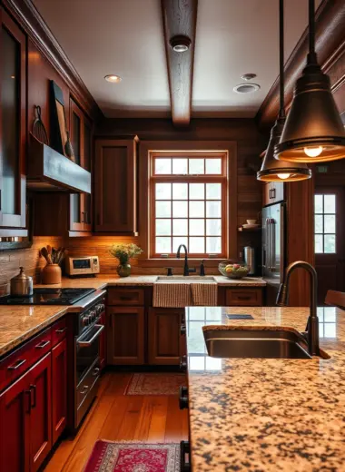 Cabin kitchen ideas 1