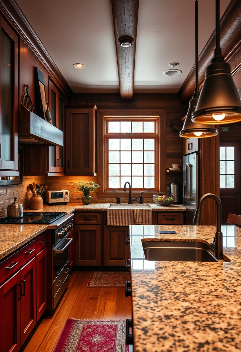 Cabin kitchen ideas 1
