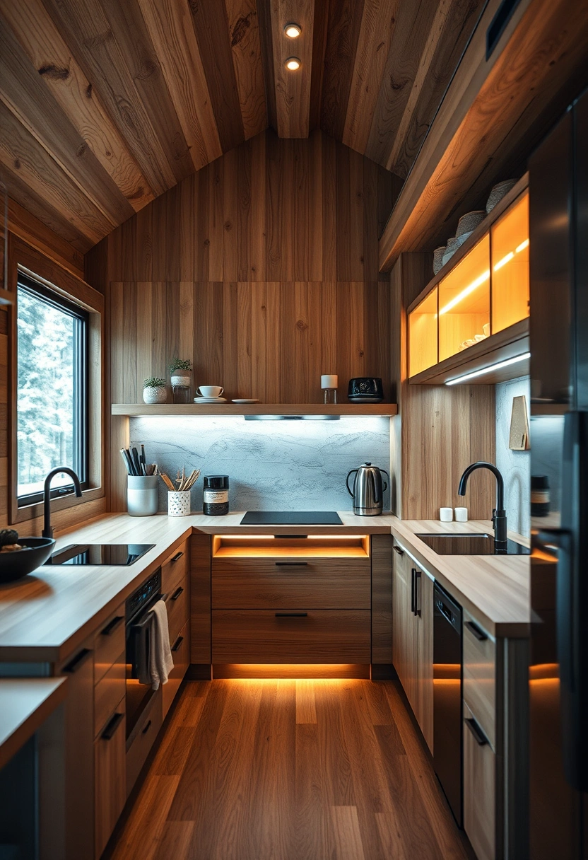 Cabin kitchen ideas 18