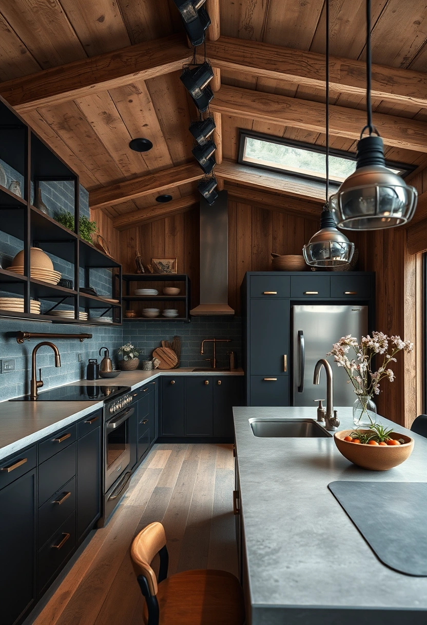 Cabin kitchen ideas 8
