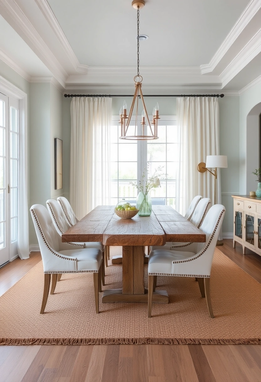 Coastal dining room ideas 1