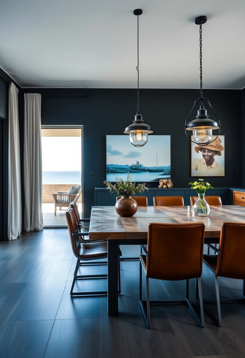 Coastal dining room ideas 10