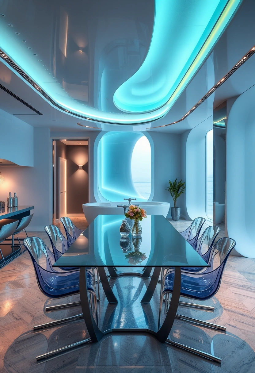 Coastal dining room ideas 16