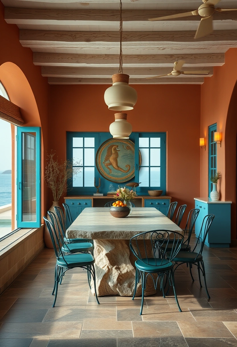 Coastal dining room ideas 19