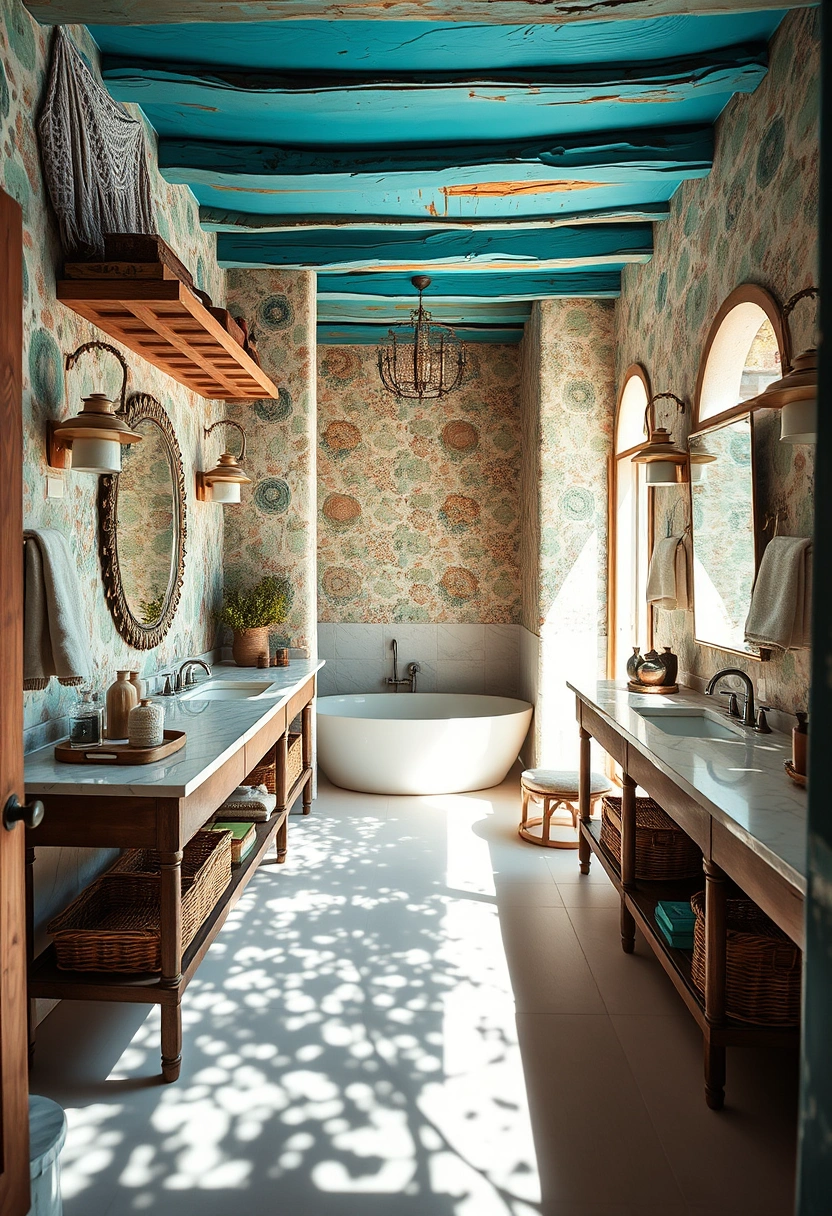 Coastal farmhouse bathroom ideas 2