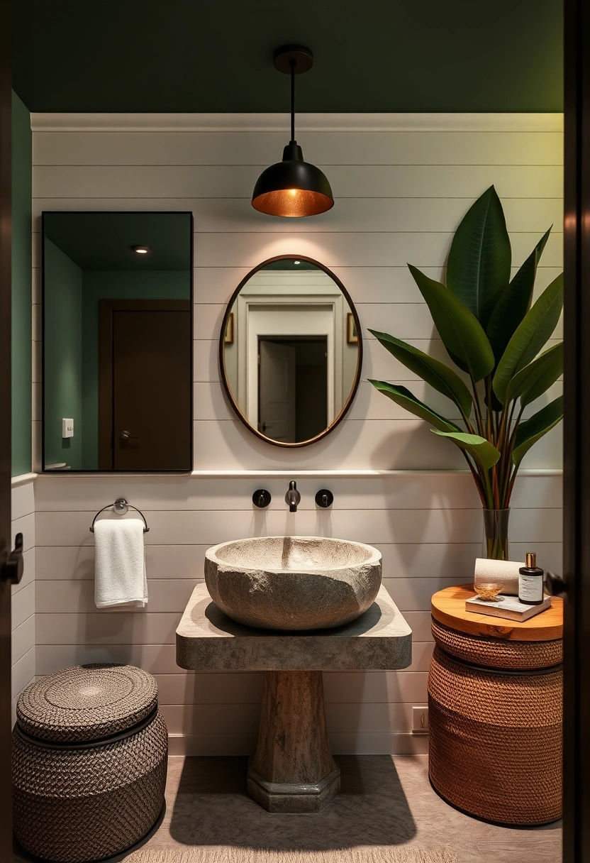 Coastal farmhouse bathroom ideas 4