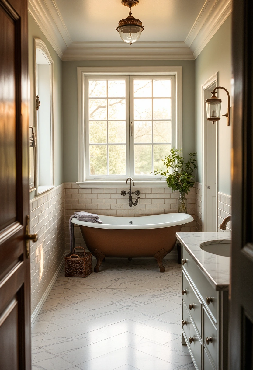Coastal farmhouse bathroom ideas 6