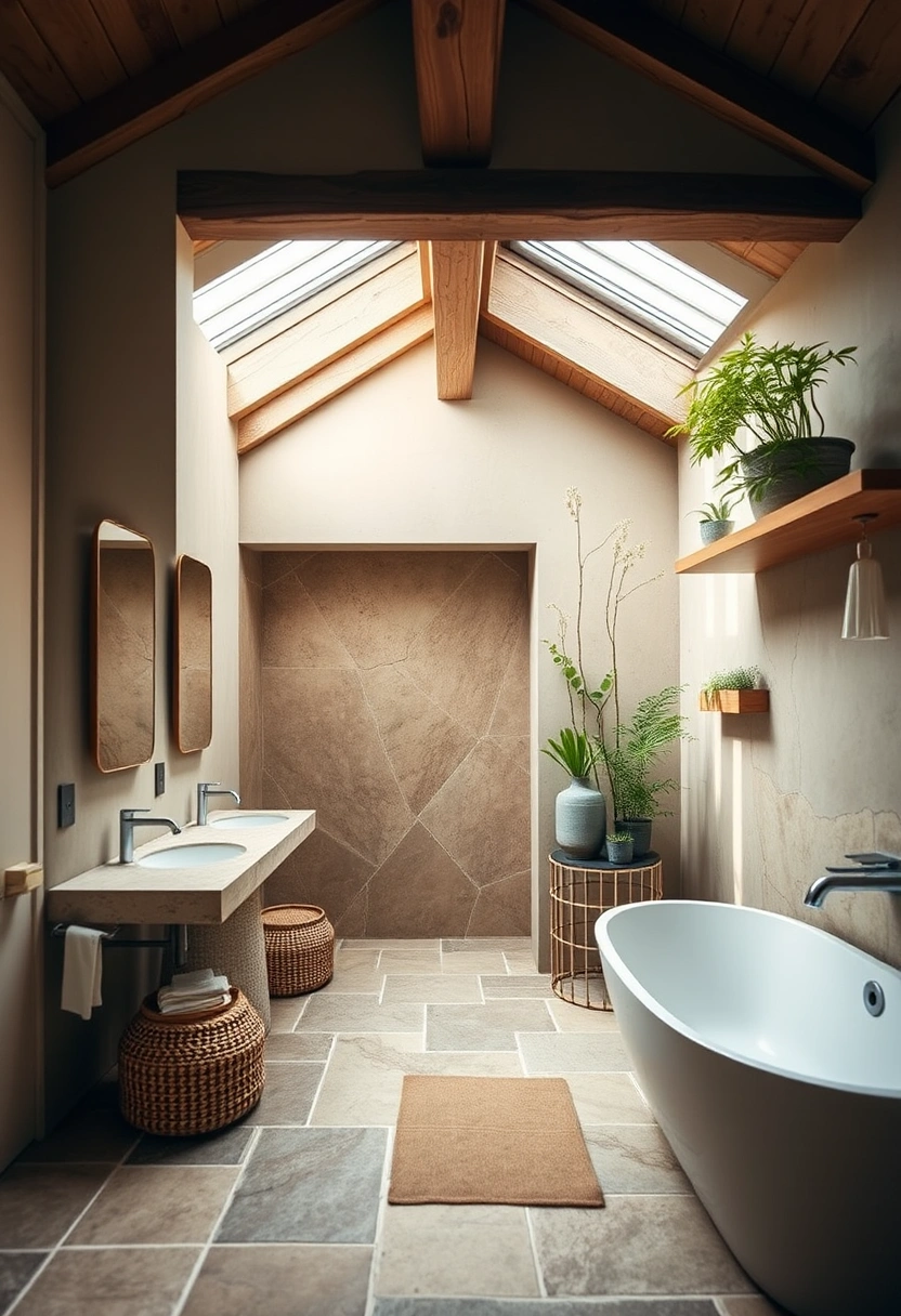 Coastal farmhouse bathroom ideas 8