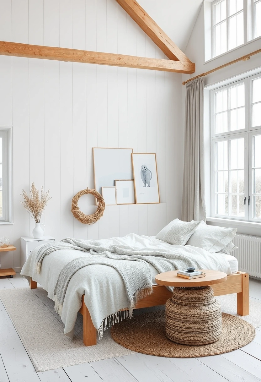 Coastal farmhouse bedroom ideas 14