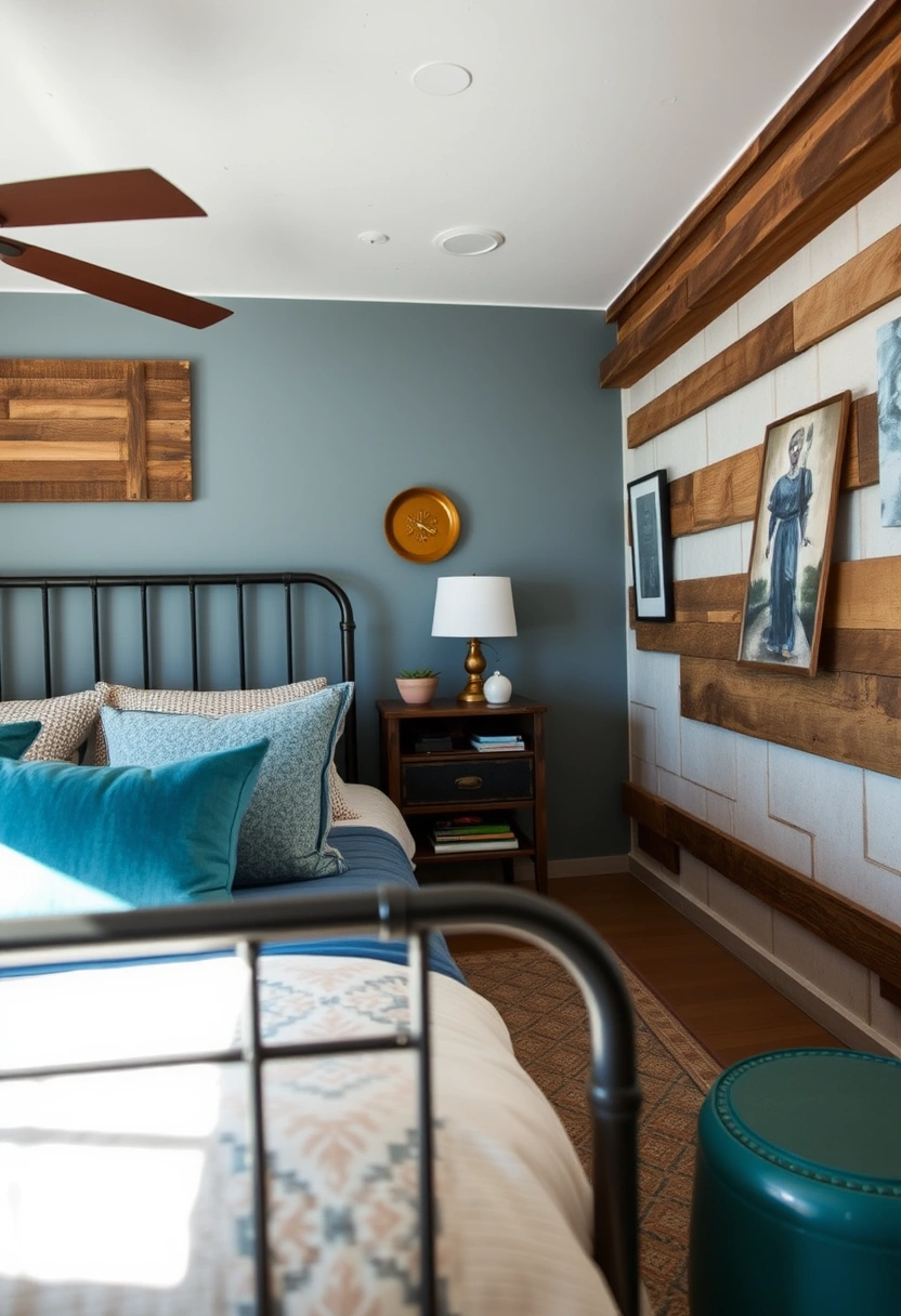 Coastal farmhouse bedroom ideas 16