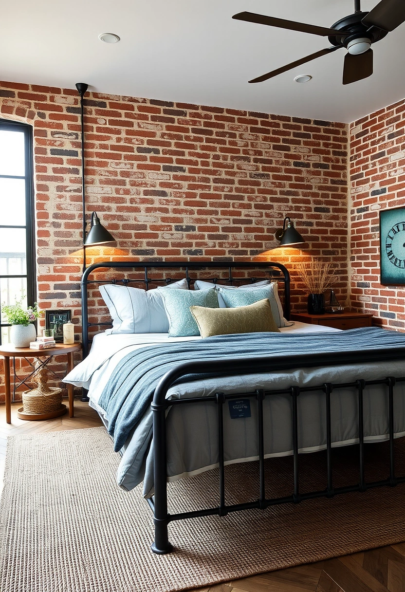 Coastal farmhouse bedroom ideas 5