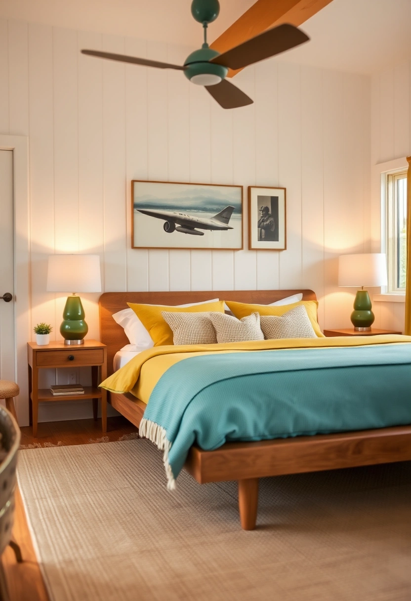 Coastal farmhouse bedroom ideas 7