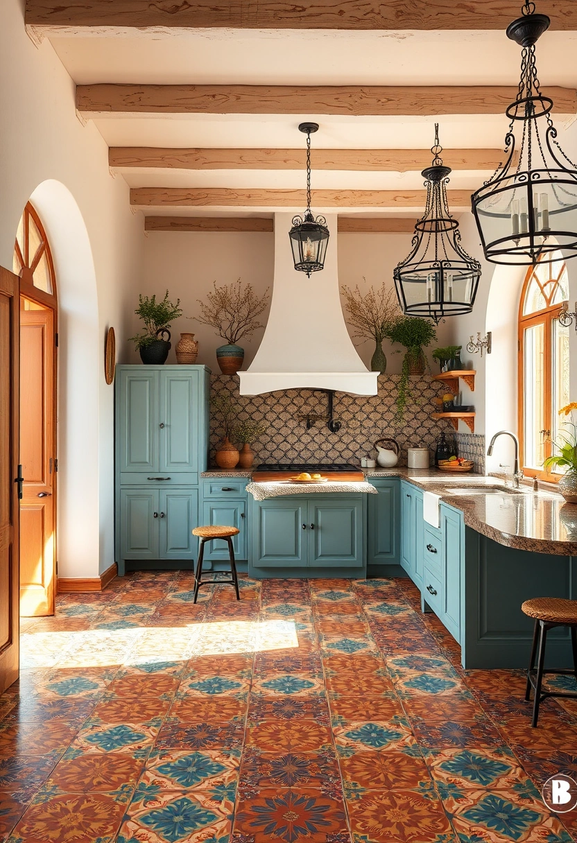Coastal farmhouse kitchen ideas 11