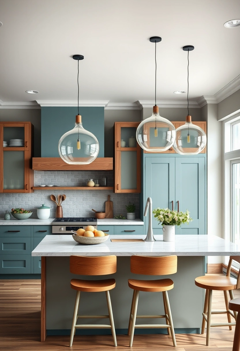 Coastal farmhouse kitchen ideas 12