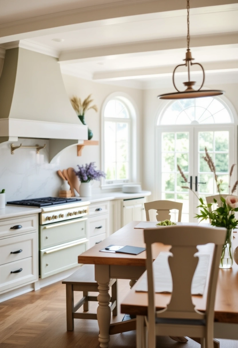 Coastal farmhouse kitchen ideas 8