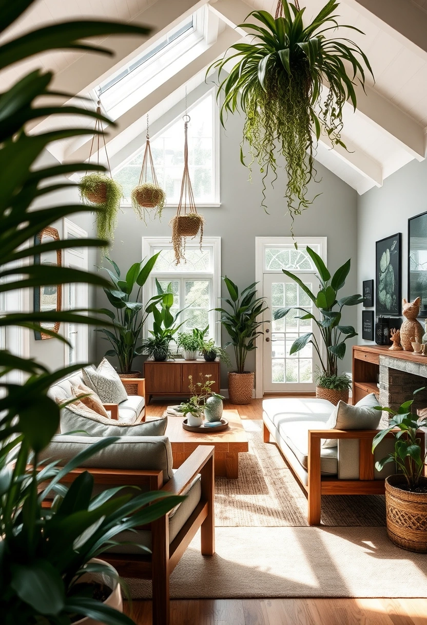 Coastal farmhouse living room ideas 12