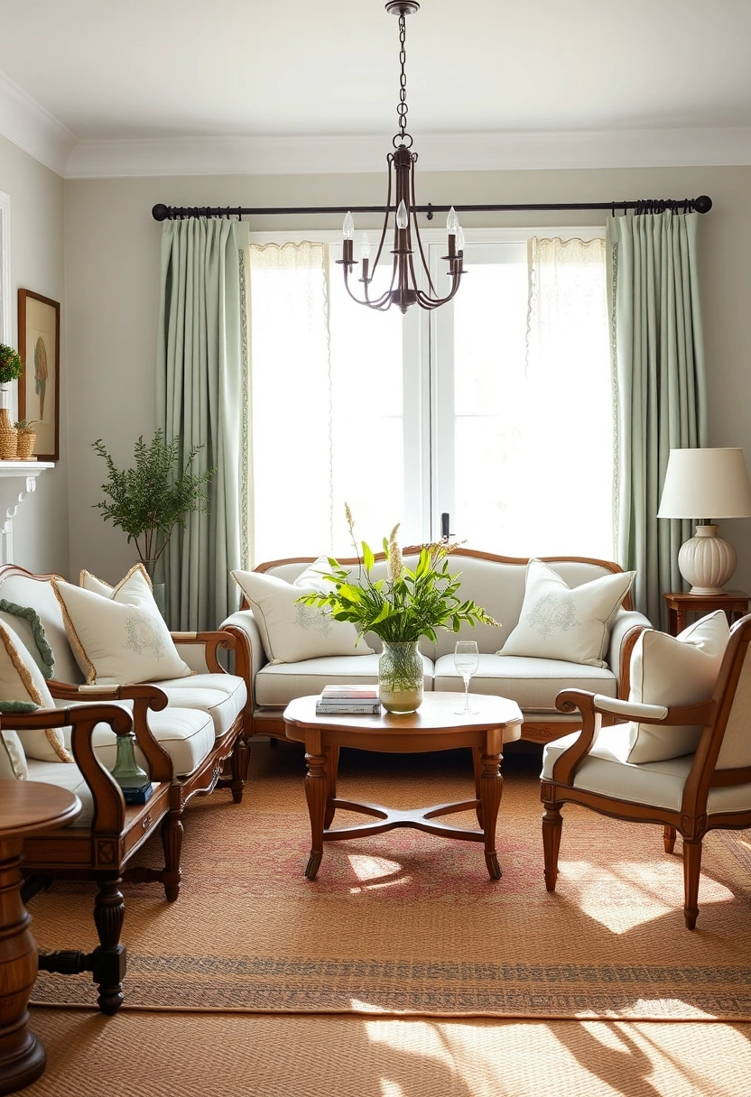 Coastal farmhouse living room ideas 9