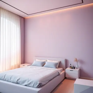 Colorful minimalist bedroom ideas 1