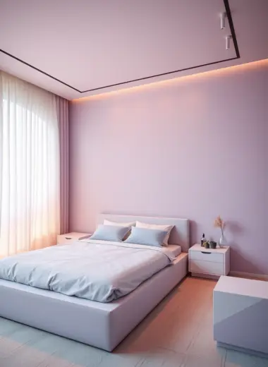 Colorful minimalist bedroom ideas 1