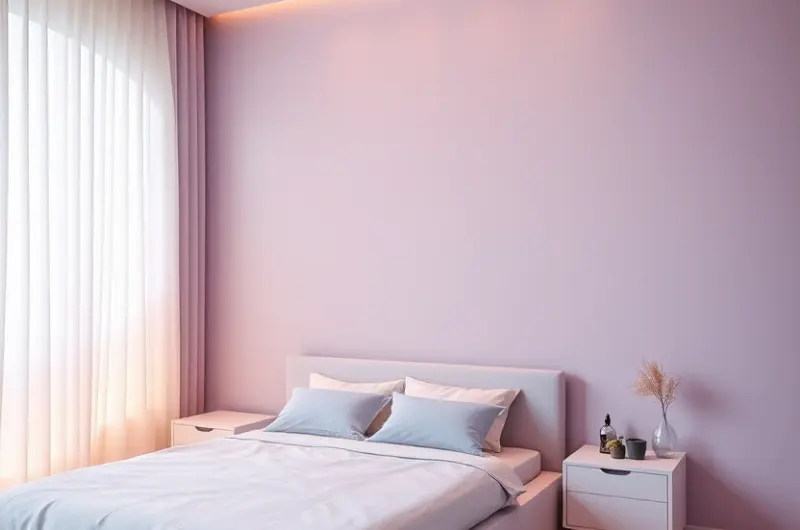 Colorful minimalist bedroom ideas 1