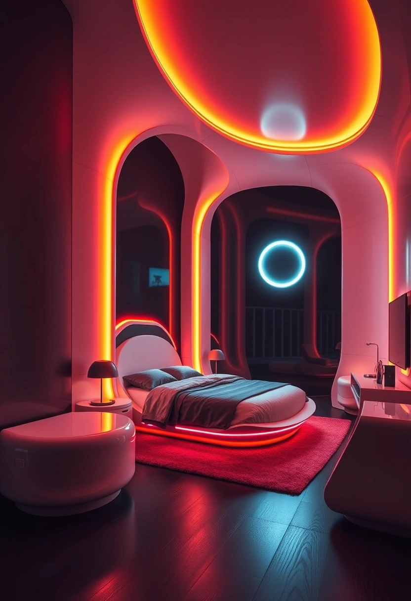 Colorful minimalist bedroom ideas 11