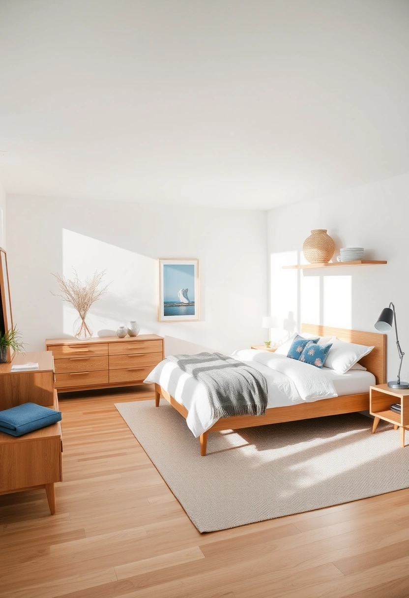 Colorful minimalist bedroom ideas 2