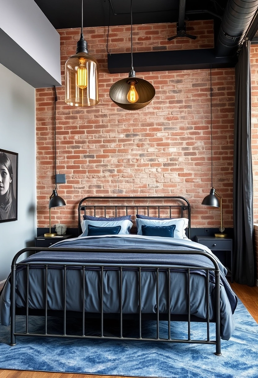 Colorful minimalist bedroom ideas 7