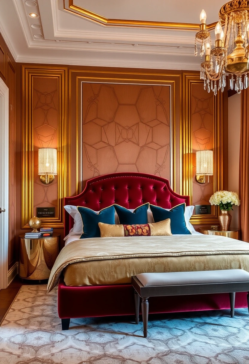 Colorful minimalist bedroom ideas 8