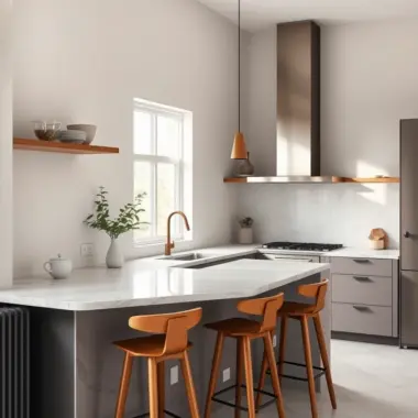 Corner countertop decor ideas 1