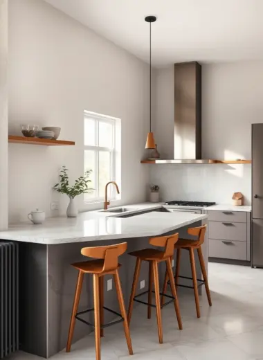 Corner countertop decor ideas 1