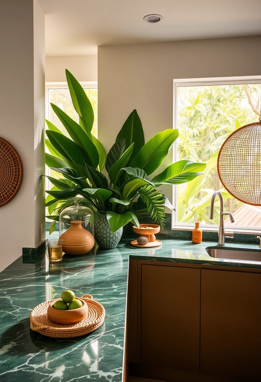 Corner countertop decor ideas 15