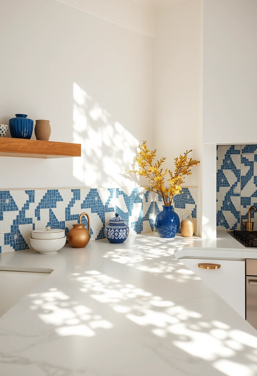 Corner countertop decor ideas 6