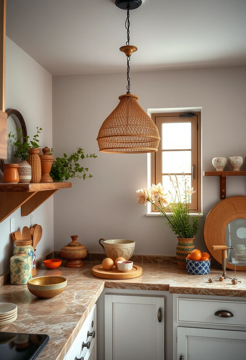 Corner countertop decor ideas 8