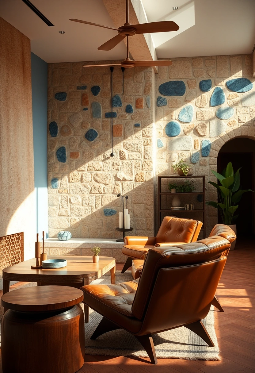 Cozy mid century modern living room ideas 11