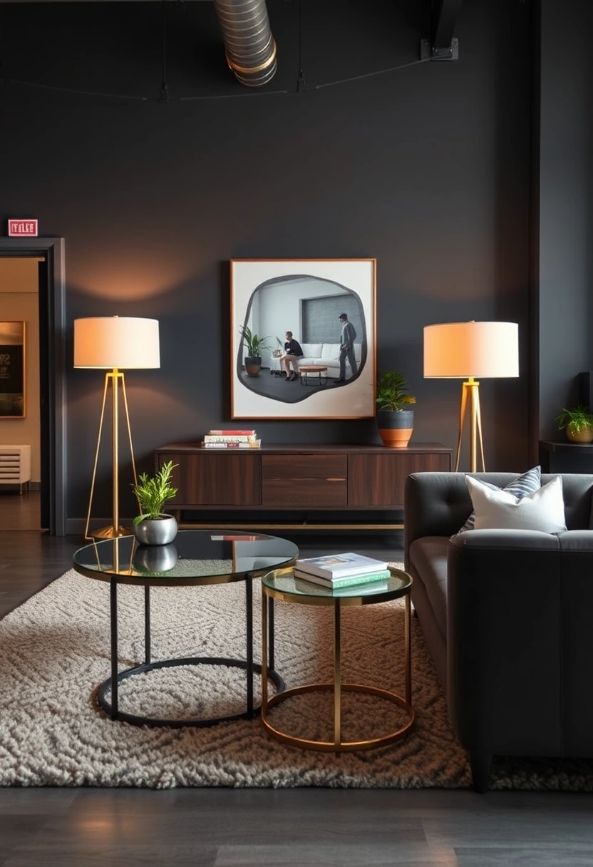 Cozy mid century modern living room ideas 7