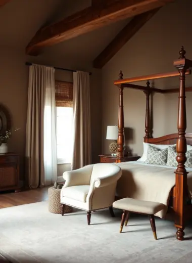 Cream and brown bedroom ideas 1