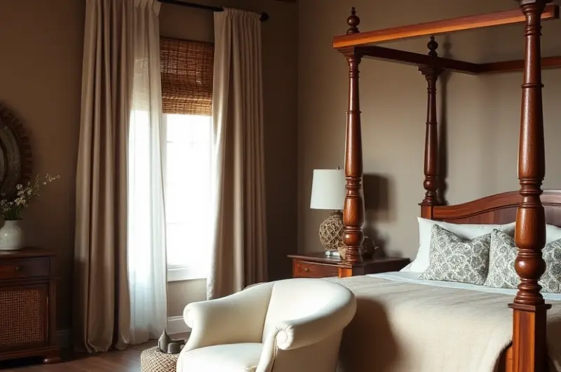 Cream and brown bedroom ideas 1