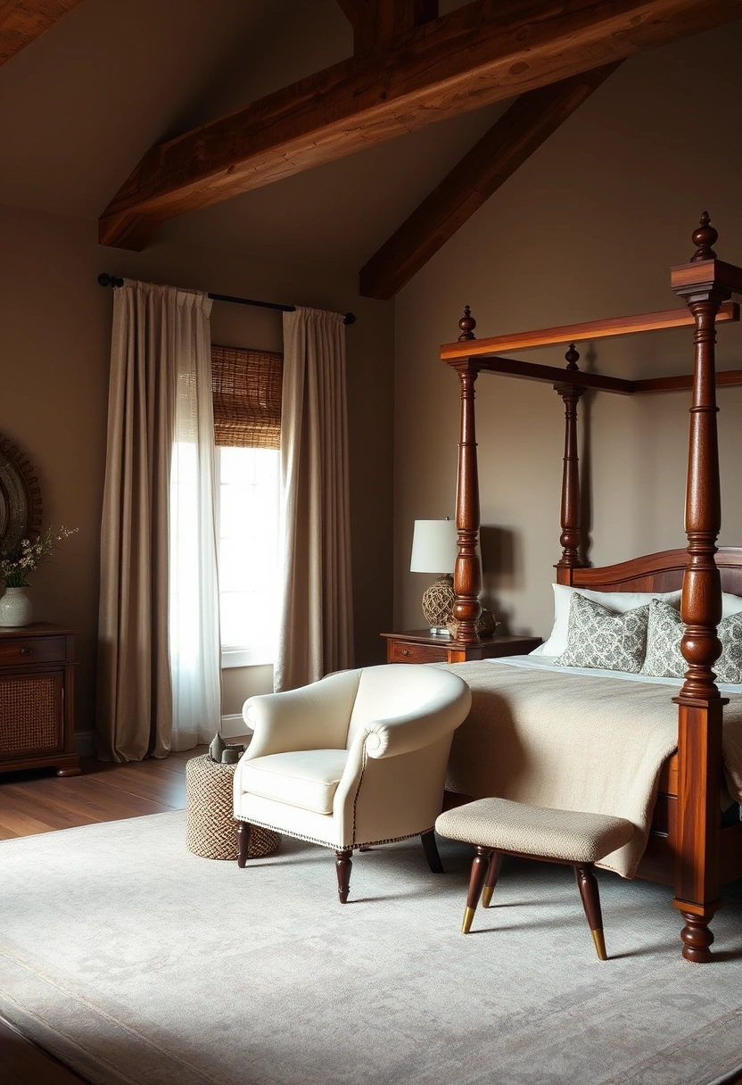 Cream and brown bedroom ideas 1