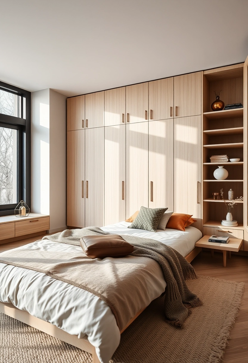 Cream and brown bedroom ideas 16