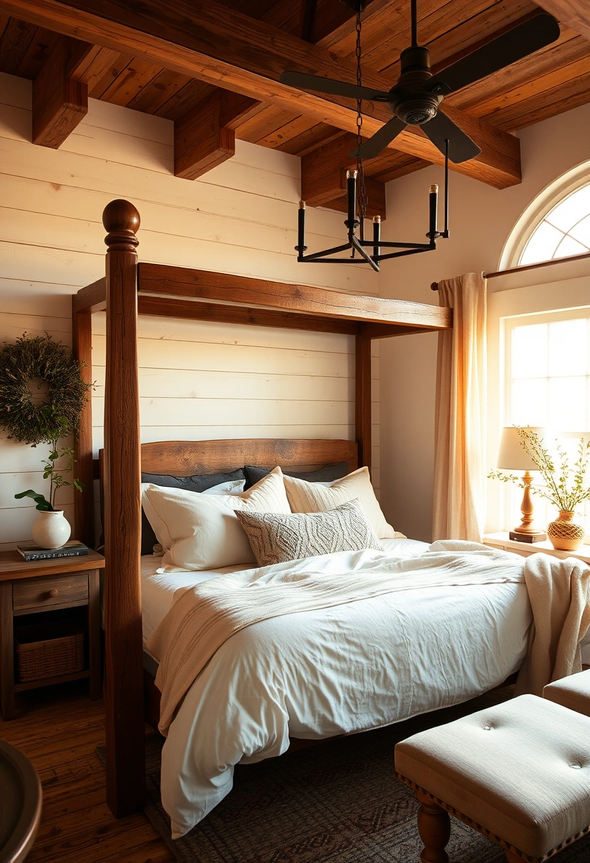Cream and brown bedroom ideas 18