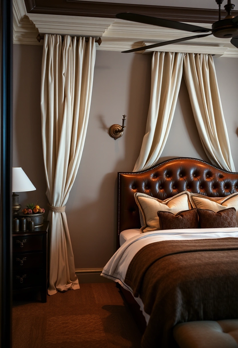Cream and brown bedroom ideas 19